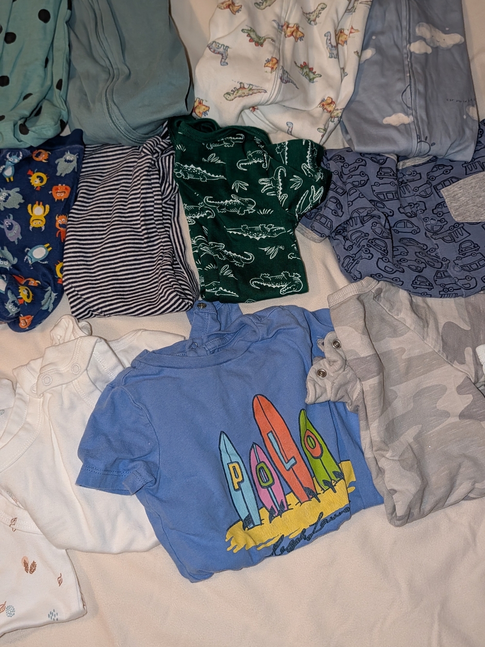 Infant Clothing Bundle Boys 6-12 Mo 45+ PIECE NWOT & EUC